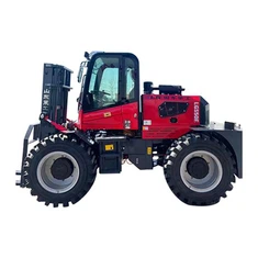 Baket artikulert firehjulsdrift av gaffeltruckkapasitet