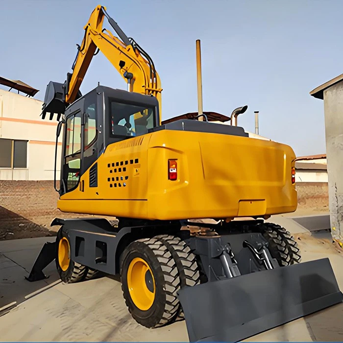 Weght Built Tough Wheel Excavators factory